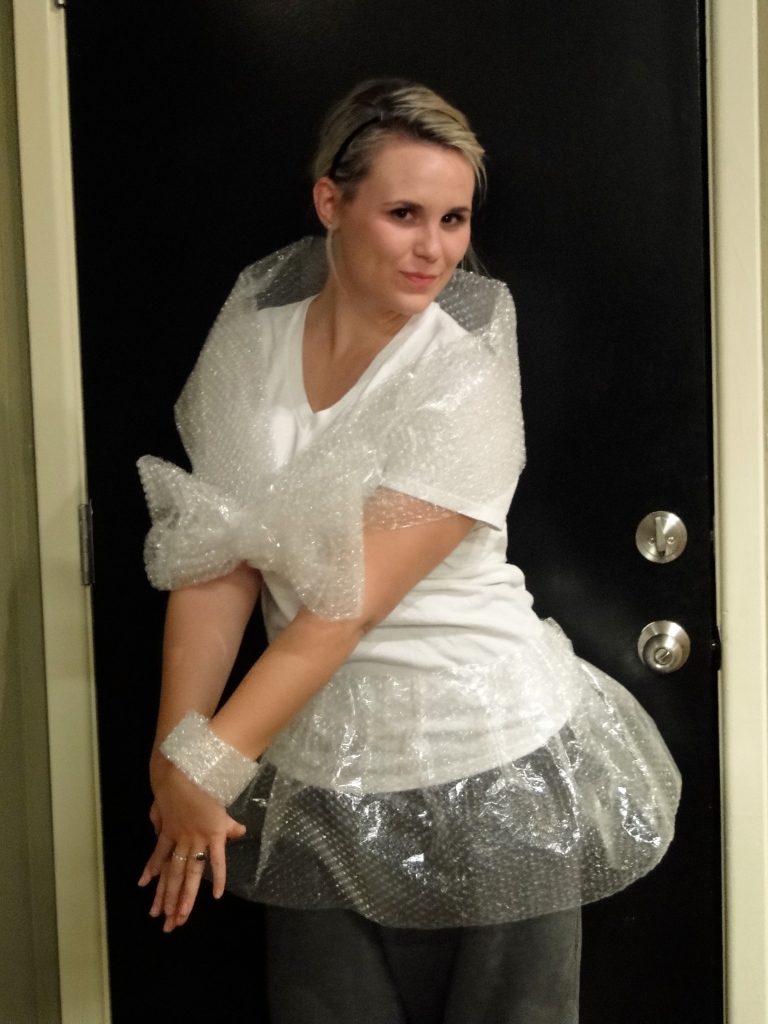 And I am the fanciest of all bubble wrap models. 